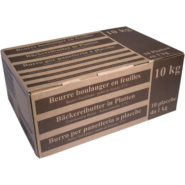 Beurre tourage 10x1 kg feuilles
