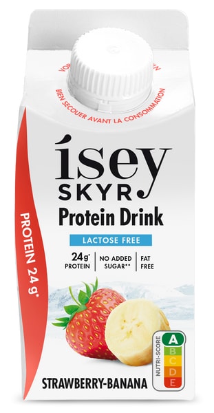 Skyr Drink fraise-banane s. lactose 0.3lit