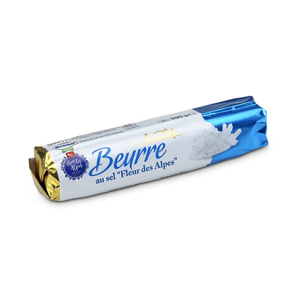 Beurre au sel Fleur des Alpes 100 gr rlx
