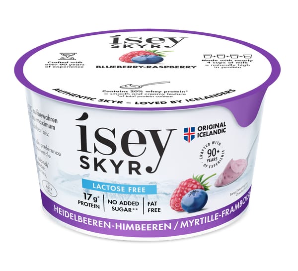 Skyr myrtille - framboise s. lactose 170g